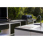 Kitaway Concrete and Steel Structure for Broilking Barbecue 243x63x85 cm | Modular Design Side Modules