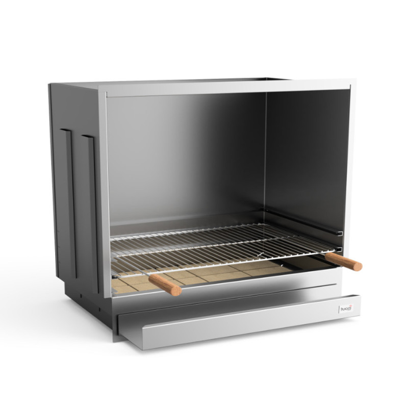 Drawer with Grill for Barbecue and Kitaway Modules 74×58×80 cm | Stainless Steel Drawer for Outdoor Kitchen and Barbecue