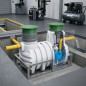 Kohlenwasserstoffabscheider 2210 l und 10 l/s mit Dekanter und Koaleszenzfilter