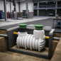 Kohlenwasserstoffabscheider 3330 l und 15 l/s mit Dekanter und Koaleszenzfilter