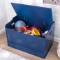 Baúl de juguetes Austin 76x46x54 cm. Color Azul Purpúreo