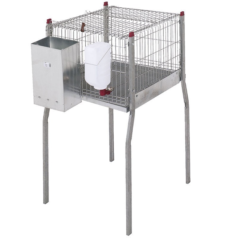 Rabbit cage with legs