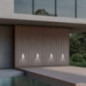 Aplique de Pared Exterior NOGAL Blanco 8 W IP44 | Luminaria de Pared para Exterior | Bombilla No incluida Aplique de Pared Exterior NOGAL Blanco 8 W IP44 | Luminaria de Pared para Exterior | Bombilla No incluida