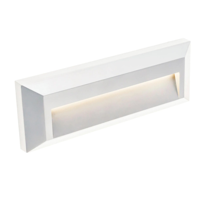 Baliza LED Exterior SIRAM Blanca 2,5 W IP65 | Luminaria de Superficie para Jardín Baliza LED Exterior SIRAM Blanca 2,5 W IP65 | Luminaria de Superficie para Jardín