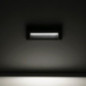Baliza LED Exterior SIRAM Negra 2,5 W IP65 | Luminaria de Superficie para Jardín