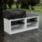 Built-in Barbecue + Sink Module Kitaway 168x63x115 cm | Concrete Barbecue for Outdoor Garden