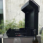 Kit barbecue encastrable + module évier Kitaway Otte 168 x 63 x 101 cm avec grille 64 x 48,5 cm | Barbecue en béton blanc/noir