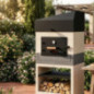 Four barbecue Kitaway Otte 84 x 63 x 170 cm | Four extérieur avec isolation professionnelle et manomètre