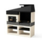 Kit barbecue e forno da incasso Otte 168x63x192 cm | Barbecue in cemento per giardino esterno Kit barbecue e forno da incasso Otte 168x63x192 cm | Barbecue in cemento per giardino esterno