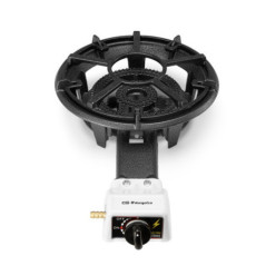 Orbegozo 1-Burner Butane Gas Stove | Outdoor Steel Camping Gas Stove | Piezoelectric Ignition Stove