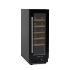 Orbegozo Wine Cooler with Compressor for 20 Bottles | Bottle Cooler with Interior LED Light | Adjustable Height | Touch Panel