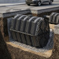 Tunnel de filtration 600 L | Tunnels de drainage des eaux pluviales | Adapté à la circulation automobile