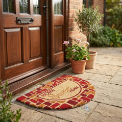 Felpudo Home Sweet Homer 40x60 cm | Alfombra Antideslizante y Resistente | Material Flexible y Reciclable | Ideal para Entrada