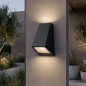 Aplique de Pared Exterior NOGAL Negro 15 W IP44 | Luminaria de Pared para Exterior | Bombilla No incluida Aplique de Pared Exterior NOGAL Negro 15 W IP44 | Luminaria de Pared para Exterior | Bombilla No incluida