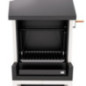 Kitaway Built-in Barbecue 84x63x206 cm with Steel Grill | Barbecue with Argentinian Style Grill, Black and White Kitaway Built-in Barbecue 84x63x206 cm with Steel Grill | Barbecue with Argentinian Style Grill, Black and White
