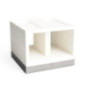 Base para Horno de Leña Kitaway 100x100x80 cm Blanco/Gris | Accesorio para Horno Exterior con Aislamiento y Manómetro Base para Horno de Leña Kitaway 100x100x80 cm Blanco/Gris | Accesorio para Horno Exterior con Aislamiento y Manómetro