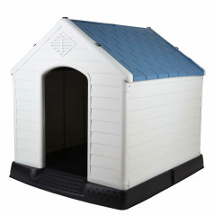 Wooden Dog House | 105x97x99 cm | Gable Roof | Spacious House | Outdoor Use | Sturdy and Durable