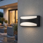 Aplique LED de Pared Exterior OLAR Negro 15 W IP65 | Iluminación LED para Exterior | Bombilla No incluida Aplique LED de Pared Exterior OLAR Negro 15 W IP65 | Iluminación LED para Exterior | Bombilla No incluida