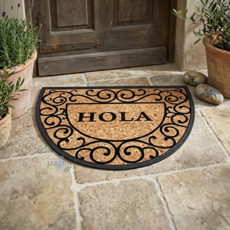 Zerbino da Esterno Ingresso, Tappeto da Ingresso Interno Assorbente e Antiscivolo 40x60 cm Rustico