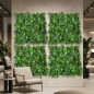 Pack of 4 Mahonia Vertical Gardens 50x50 cm | Artificial Plant | Indoor/Outdoor Wall Decoration | Vertical Gardens Pack of 4 Mahonia Vertical Gardens 50x50 cm | Artificial Plant | Indoor/Outdoor Wall Decoration | Vertical Gardens