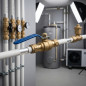 Vanne à bille en laiton pour tuyau multicouche de 16 mm | Vanne à levier pour eau potable | Système de chauffage et de climatisa Vanne à bille en laiton pour tuyau multicouche de 16 mm | Vanne à levier pour eau potable | Système de chauffage et de climatisa