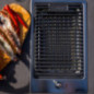 Kitaway - Piastra per griglia elettrica da 84×63×71 cm, modulo da appoggio per barbecue a incasso | Base bianca/grigia per barbe