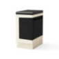 Kitaway Module de récupération des déchets pour barbecue 63x42x85 cm | Socle en béton pour barbecue encastrable extérieur