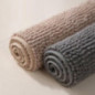Tapete de banho cinza 75x45cm | Tapete de banho antiderrapante | Microfibra de chenille, lavável na máquina, macio e confortável