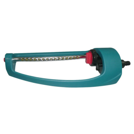 Irrigatore da giardino oscillante | Irrigatore per prato con fori | Connettore per tubo flessibile