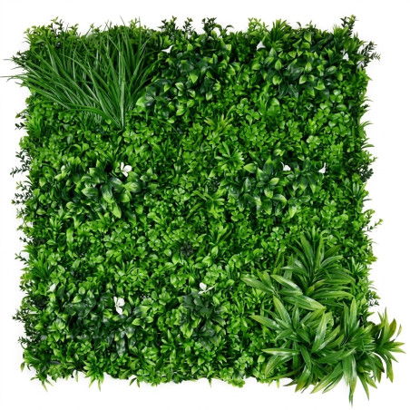 Jardim Vertical Amazonica 100x100 cm | Planta Artificial | Decoração de Parede para Interior/Exterior | Jardins Verticais