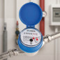 Compteur d'eau 1" avec raccord 3/4" | Débit 4 m³/h | Compteur à jet unique | Pour eau froide
