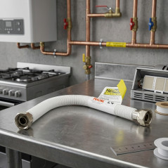 Tuyau à gaz flexible 1/2" H-H 275-465 mm | Diamètre 18 mm