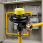 Angle Regulator for Natural Gas 3/4" x 3/4" Male-Male