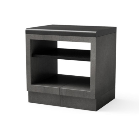 Modulo Bancada para Barbacoa de Obra Kitaway 84×63×85 cm | Base Negro/Gris para Barbacoa de Jardín Exterior