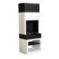 Chimenea de Acero para Barbacoa de Obra Kitaway 85x50x40 cm | Turbina de Aire para Salida de Humos | Accesorio Barbacoa Chimenea de Acero para Barbacoa de Obra Kitaway 85x50x40 cm | Turbina de Aire para Salida de Humos | Accesorio Barbacoa