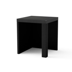 Modulo de Esquina para Barbacoa de Obra Kitaway 63×63×71 cm | Base Negra para Barbacoa de Jardin