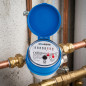 1" Water Meter with 3/4" Fitting | Flow Rate 4 m³/h | Single Jet Meter | For Cold Water Use 1" Water Meter with 3/4" Fitting | Flow Rate 4 m³/h | Single Jet Meter | For Cold Water Use