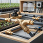 Filtre à mailles en laiton de 25 mm | Filtre à eau pour tuyau de 20 mm | Système de filtration pour l'irrigation