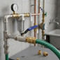 3/4" Male-Female Blue Lever Ball Valve | Water Shut-Off Valve | Plumbing Stop Valve