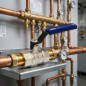 3/4" Male-Female Blue Lever Ball Valve | Water Shut-Off Valve | Plumbing Stop Valve