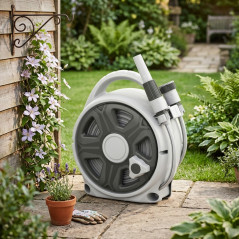 Enrouleur de tuyau d'arrosage 15 mm 10 m | Tuyau d'irrigation