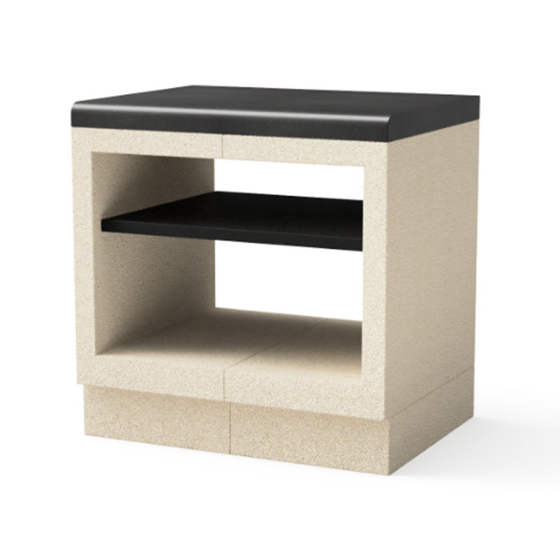 Kitaway - Modulo per barbecue 84×63×85 cm | Base bianca/nera per barbecue da giardino Kitaway - Modulo per barbecue 84×63×85 cm | Base bianca/nera per barbecue da giardino