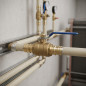 Vanne à bille en laiton pour tuyau multicouche de 20 mm | Vanne à levier pour eau potable | Système de chauffage et de climatisa