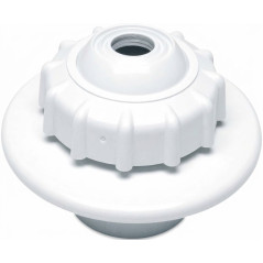 Bocal de entrada de água multifluxo para piscina de concreto, para aplicação com cola, Ø50 mm PN10 | Branco | Bocal de retorno d