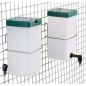 Abreuvoir à tétine pour lapins avec bouteille de 1L | Abreuvoir automatique facile à installer | Hydratation constante | 9x13x20
