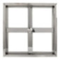 Cadre en acier inoxydable pour regard de visite 40 x 40 cm | Cadre d'inspection