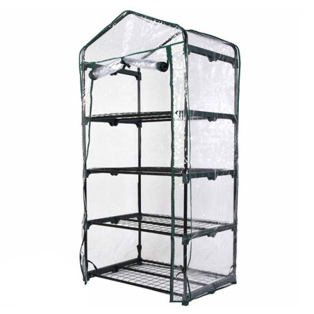 Terrace greenhouse 160 x 69 x 49 cm, 4 shelves