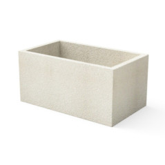 Extractor de Humos Kitaway para Barbacoa de Obra 84x49x40 cm | Compatible con Barbacoas | Acabado en Hormigón Blanco