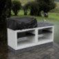 Kitaway 273x147x192 cm con barbecue integrato, modulo lavello, modulo pattumiera, modulo angolare e modulo banco da lavoro. Kitaway 273x147x192 cm con barbecue integrato, modulo lavello, modulo pattumiera, modulo angolare e modulo banco da lavoro.