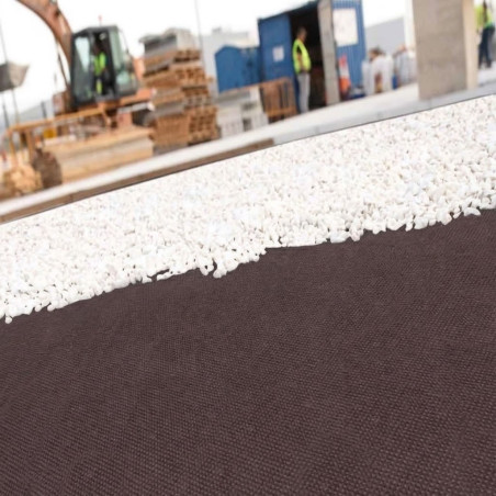 Braunes Geotextilgewebe 1,2 x 10 m, 100 gr/m2 Polypropylen